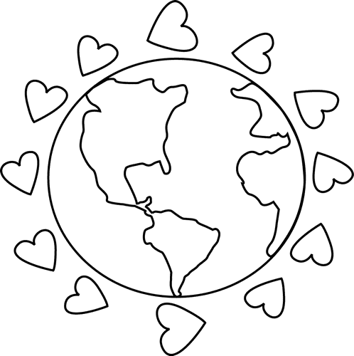 Image result for love the earth clipart