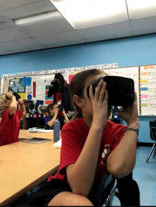 LMC's STEM-focused programming includes using hands-on, VR equipment to educate students on science-related topics. 