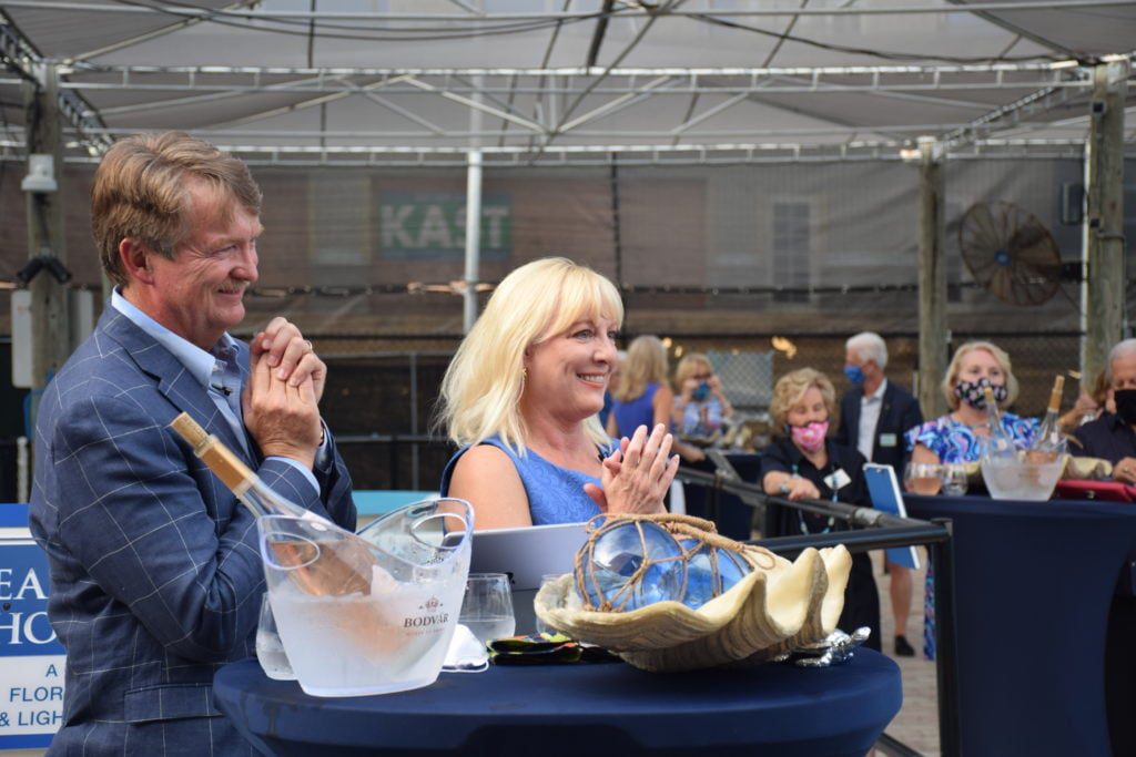 Lynne and Pete Wells serve as co-founders of the Go Blue Awards and announced the Go Blue Awards Finalists for 2020 at this year's virtual kick-off event. 