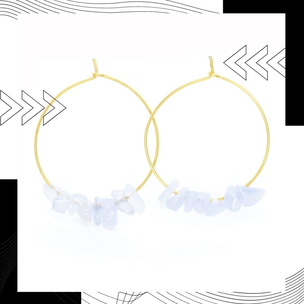 Stay stylish with these rock candy hoop earrings. All purchases support sea turtle and ocean conservation.